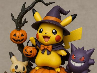 Pokémon Halloween - 3D Figure