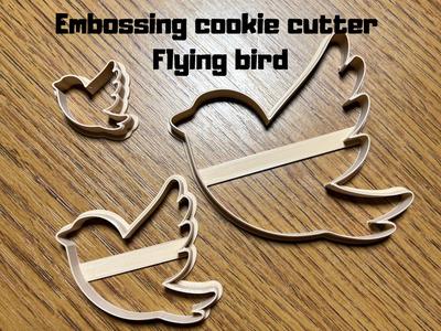 Cookie cutter flying bird (3sizes)