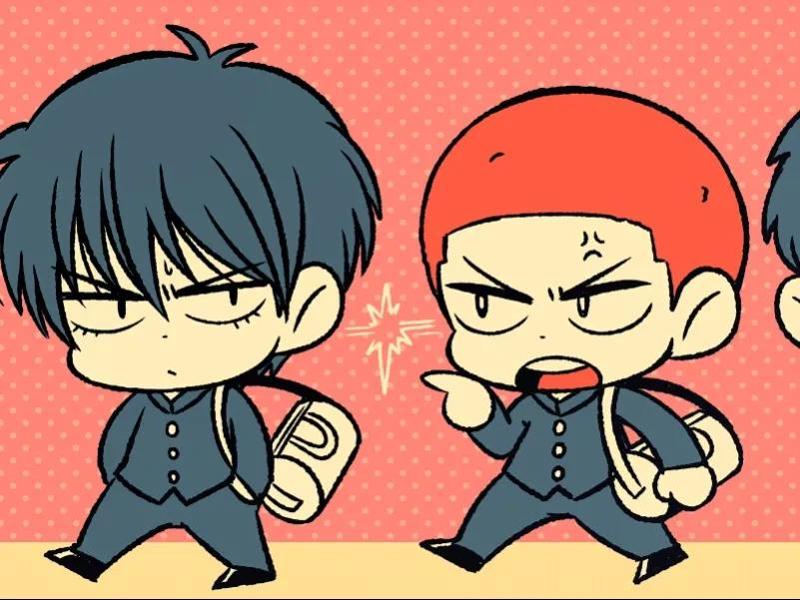 Slam Dunk Q-version 4-person group 0.2 nozzle