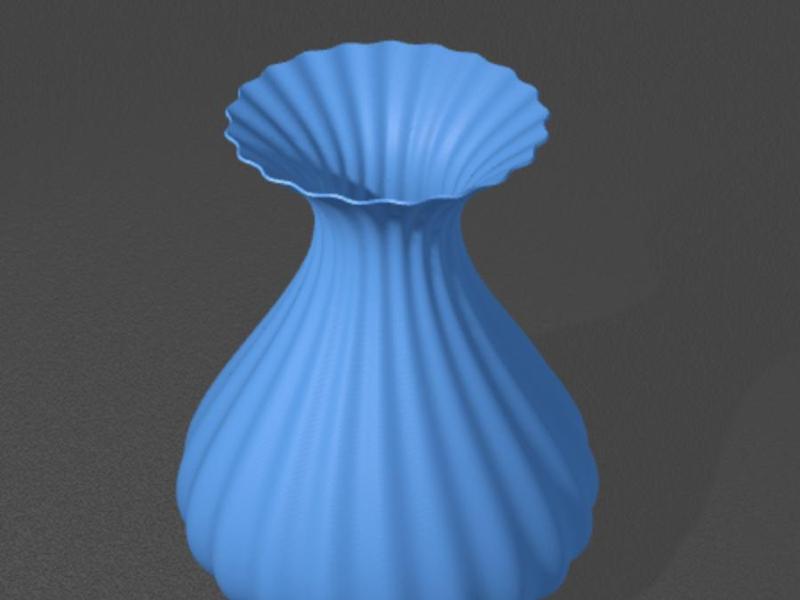 A curvy vase maozhedong
