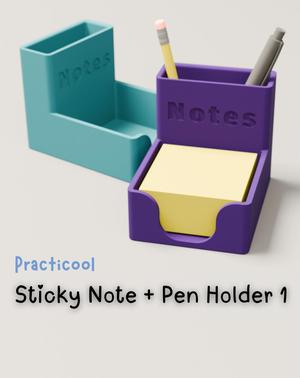 Sticky Note + Pen Holder Version 1