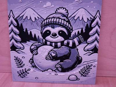 Hueforge - Sloth Snow