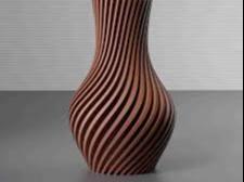 A swirly vase