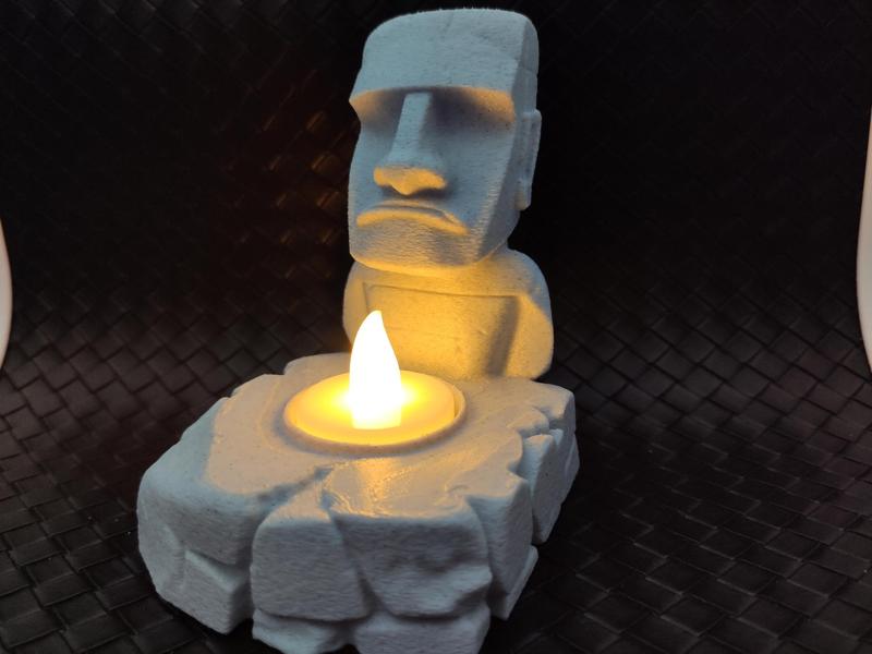 Moai - LED Tea light Holder