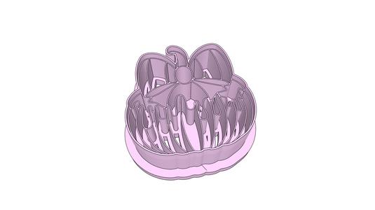 Beetlejuice Pumpkin Clay Cutter - 35mm