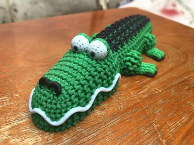 Crocodile Knitted 3D STL , 3MF
