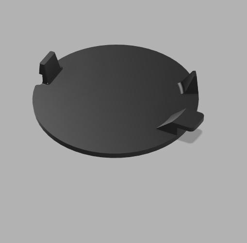 Mazda 3 2014-2015 Left Rear Tow Hook Cover BHN950EL1