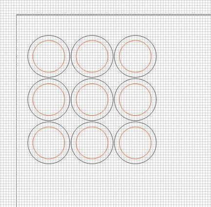 Carrom Men and queen with strikers
