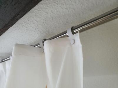 Shower curtain hooks