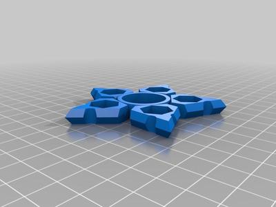 5-arm M8 nuts fidget spinner