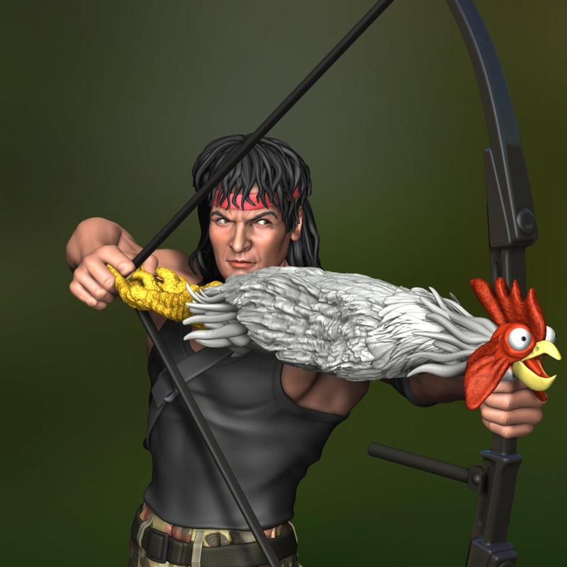 Charlie Sheen Hot Shots 2 Chicken Arrow
