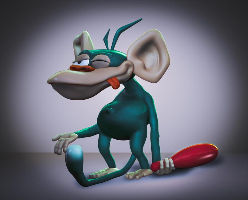 Monito Alegre en 3D: La Travesura del Mono Ebrio