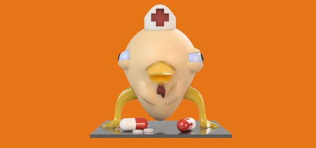 Medically insane chicken