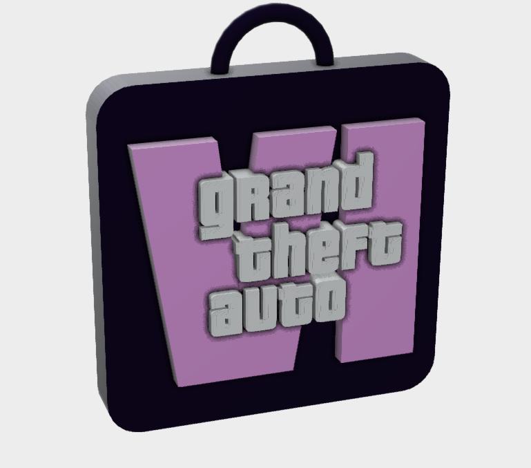 Key ring Grand theft Auto VI (GTA VI)
