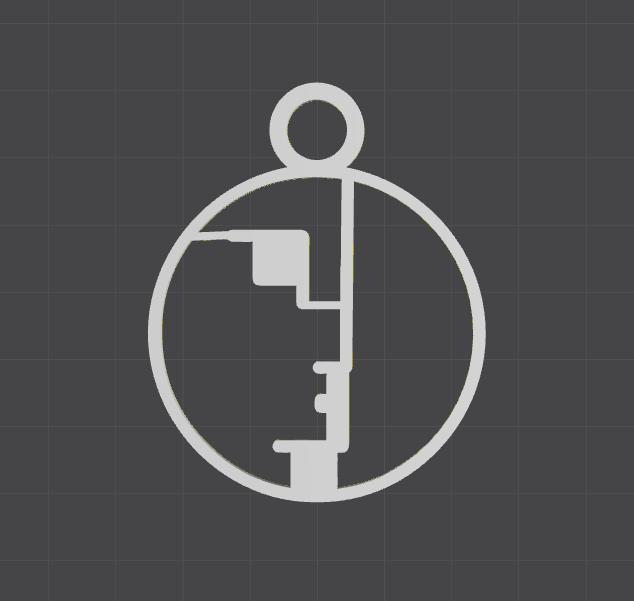 Bauhaus key ring
