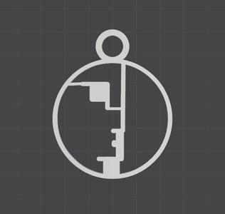 Bauhaus key ring