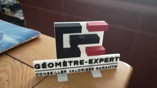 Logo géomètre expert 