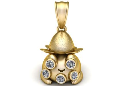 CUTE PENDANT 3D PRINTALE MODEL