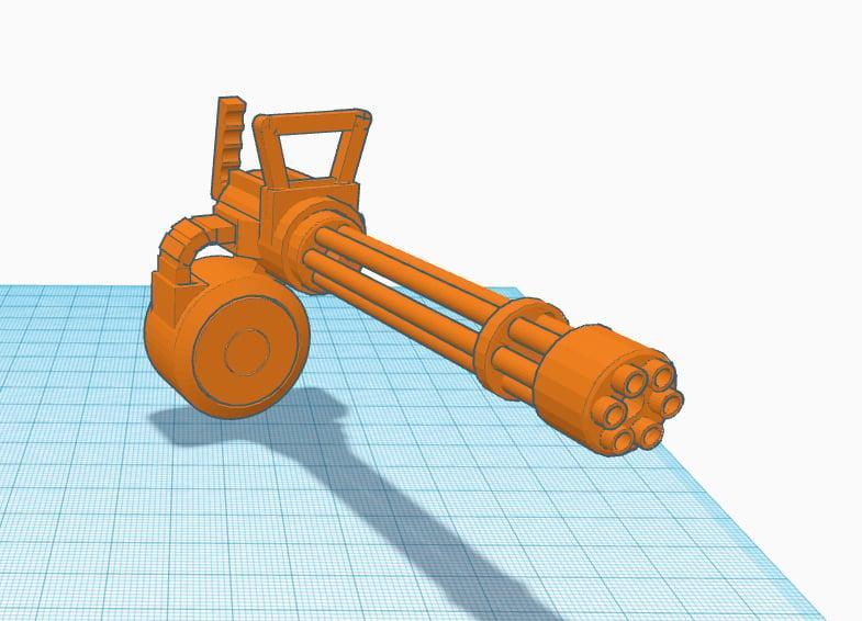 minigun / gattling gun for gundams 1/144 hg
