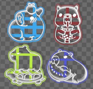 Capibara, Cookie cutter