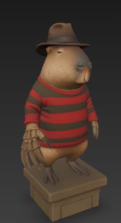 Capibara Based on Freddy from nightmare on elm street.