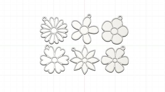 Flower Key Ring Pack