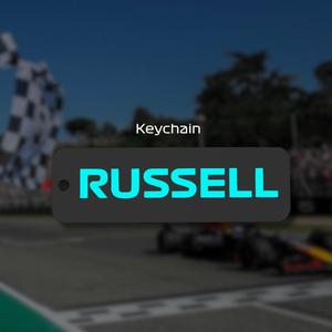 F1 Russell Keychain