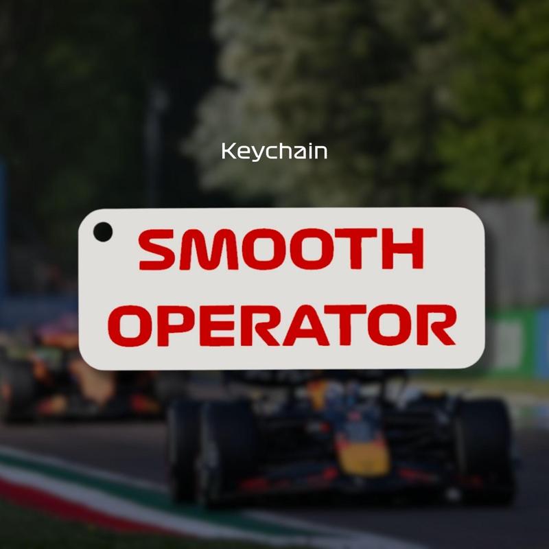 F1 Keychain - Smooth Operator - Carlos Sainz Song
