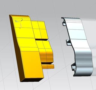 Terminale di copertura profilo alluminio porta pavimento calpestabile - 