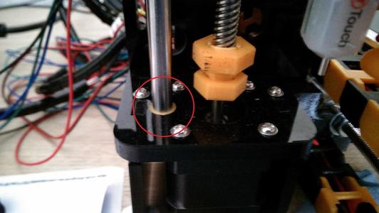 ANET A8 Z-axis rod holder for tighter holding and anti wobble
