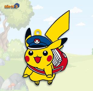 PIKACHU LETTER CARRIER KEYCHAIN