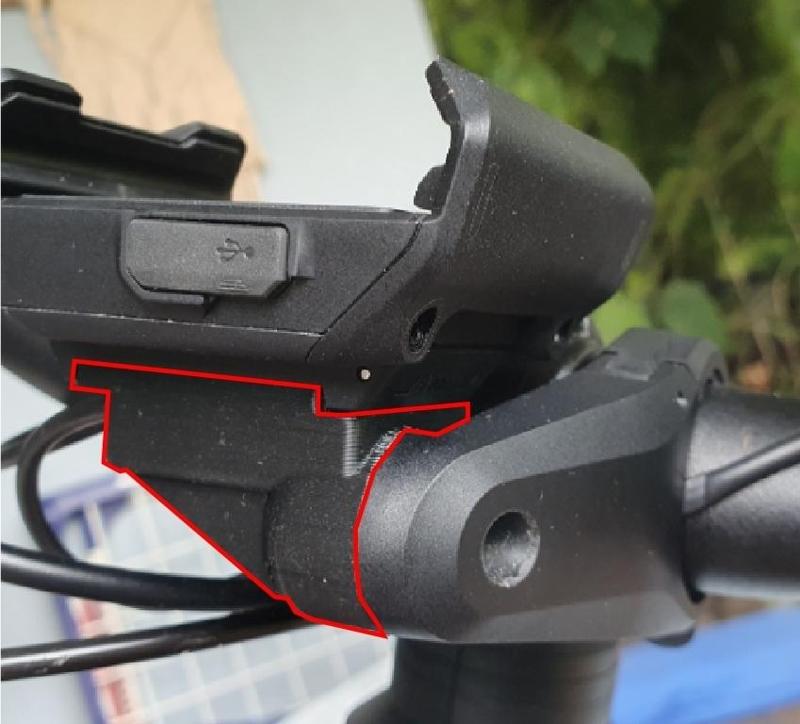 Bosch Smartphone Grip Holder vertical for BDS3620 handlebar diameter 31.8mm