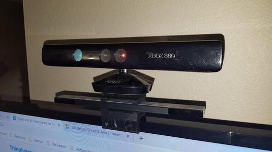 Kinect and Wii Sensorbars for Samsung tv mount