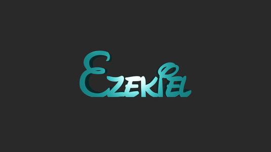 Custom Name "Ezekiel" – Disney Style | STL for 3D Printing + DXF for CNC