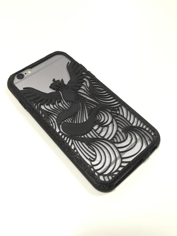 Flexible iPhone 6/6s case with Articuno back
