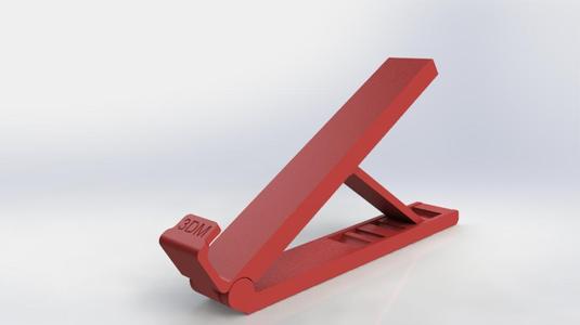 Foldable laptop stand in several positions