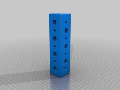 Mounting block 45 x 45 x 180mm