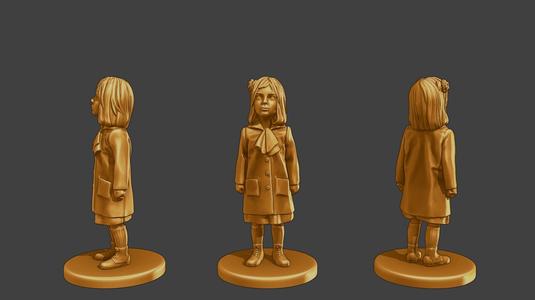 ww2 Casual Little Girl CLG1 001