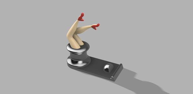 Ladies Legs Cell Phone Holder