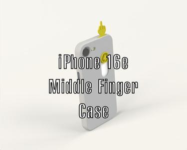 iPhone 16e - Sliding Middle Finger Case