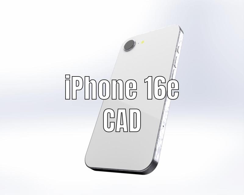 iPhone 16e CAD Model