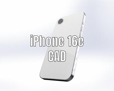 iPhone 16e CAD Model
