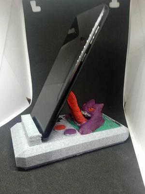 Gengar Game boy cell phone holder