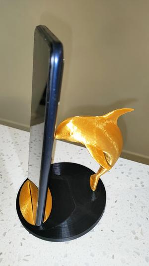 3D Dolphin Jump Phone Display Stand