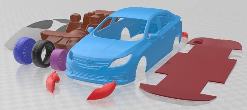 Samsung SM5 2019 Printable Car