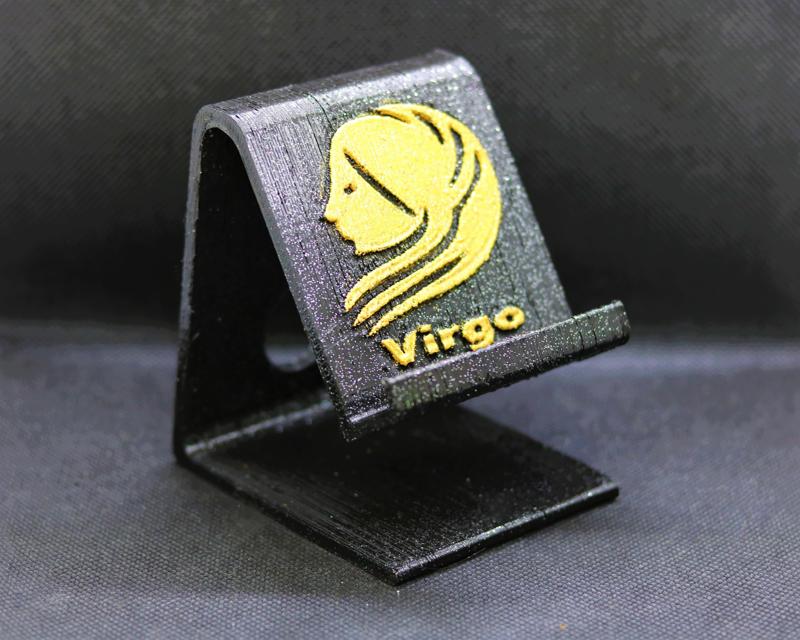 Virgo zodiac sign phone stand