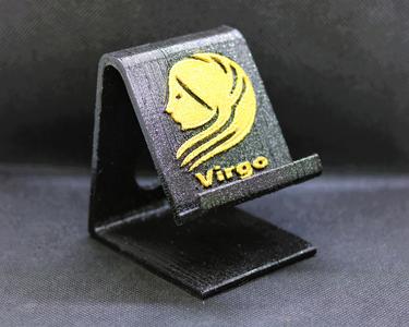 Virgo zodiac sign phone stand