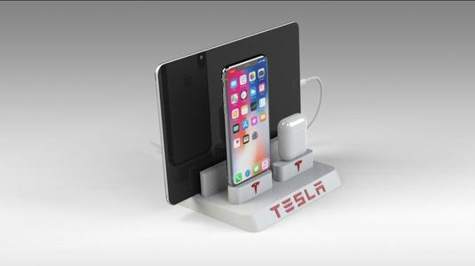 Tesla Iphone Docking Station