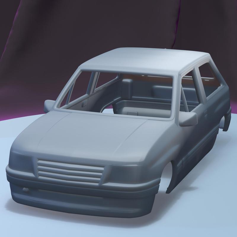 OPEL CORSA 3-DOOR 1985 (1/24) printable car body