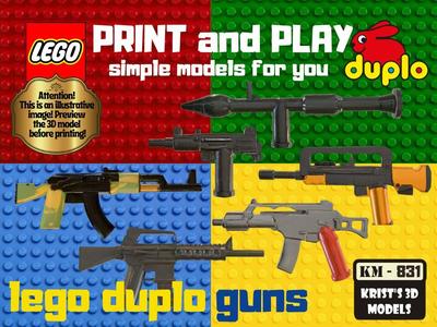 lego duplo guns